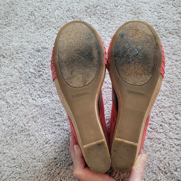 Lucky Brand Coral cork high heel shoes size 10 - Picture 13 of 13